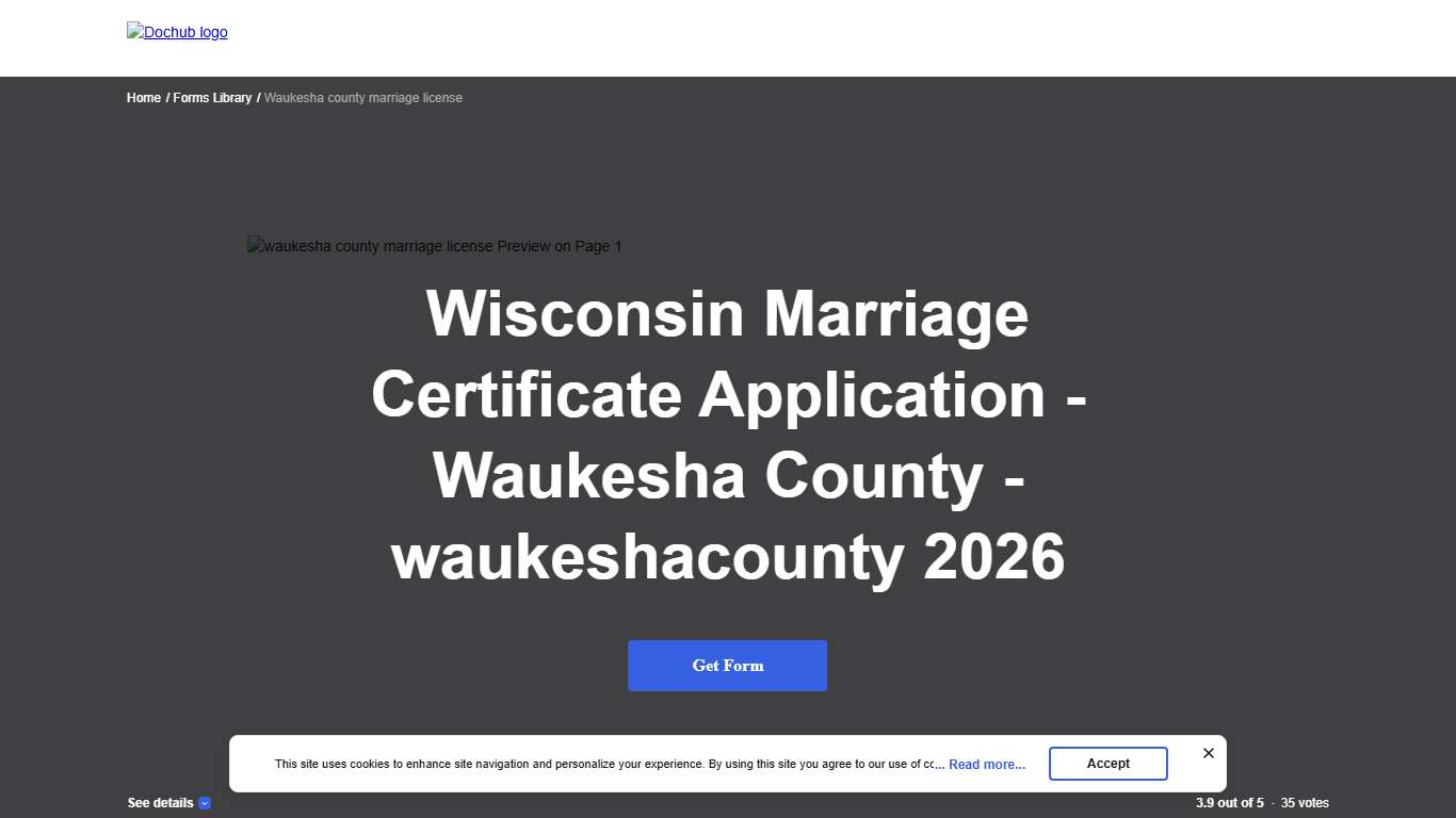 Waukesha county marriage license: Fill out & sign online DocHub